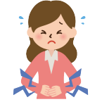 内臓冷えイラスト