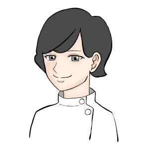 女性スタッフ似顔絵