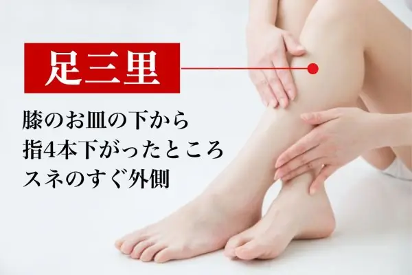 便秘におすすめのツボ②足三里