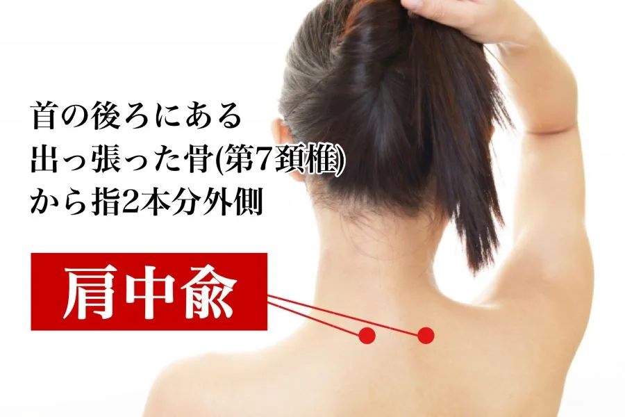 肩こりに効くツボ②肩中兪