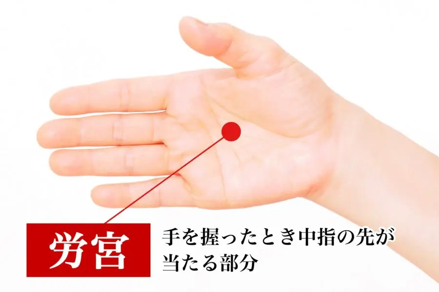 不眠におすすめのツボ②労宮
