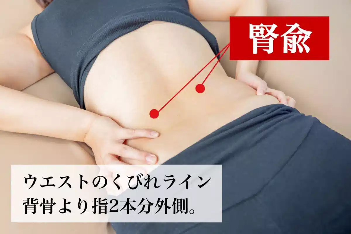 腰痛にオススメのツボ①腎兪